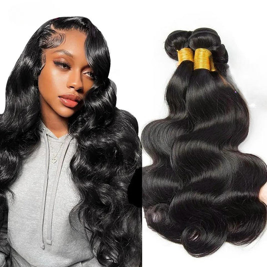 8-40" Body Wave Bundles Brazilian Hair Weave Bundles 1/3/4 PCS Raw Human Hair Bundles Deal Remy Hair Extensions Lumiere Hair