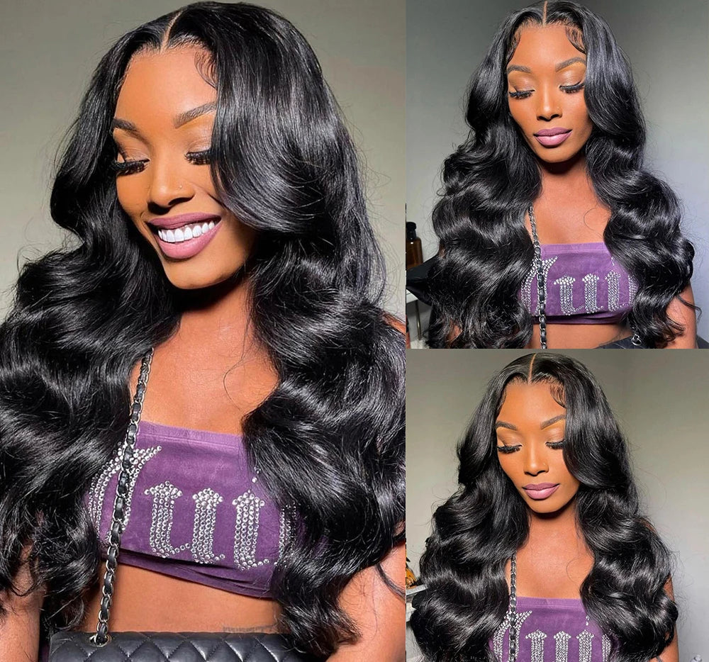 30Inch Body Wave Lace Front Human Hair Wig